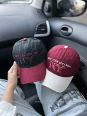 کلاه بیسبالی دورنگ NY - تصویر 2
